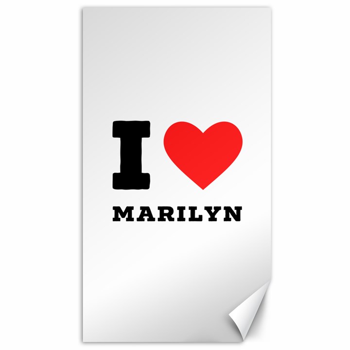 I love marilyn Canvas 40  x 72 