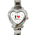 I love daniella Heart Italian Charm Watch Front