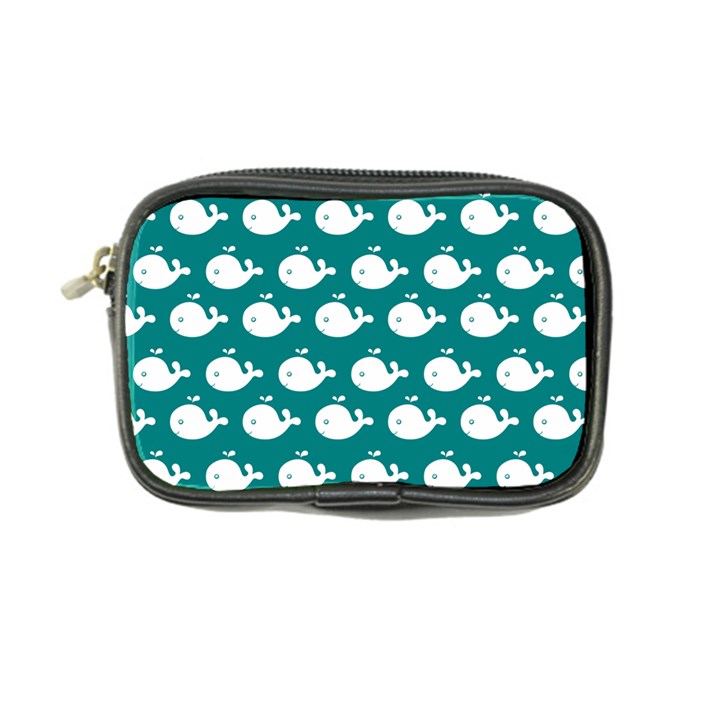 Cute Whale Illustration Pattern Coin Purse