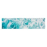 Tropical Blue Ocean Wave Banner and Sign 4  x 1  Front