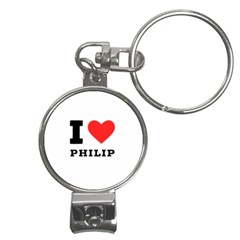 I Love Philip Nail Clippers Key Chain by ilovewhateva