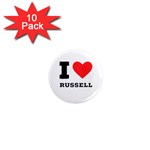 I love russell 1  Mini Magnet (10 pack)  Front