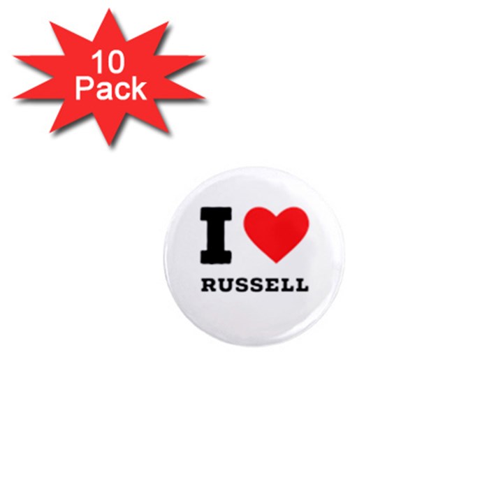 I love russell 1  Mini Magnet (10 pack) 