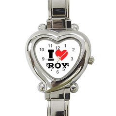 I Love Roy Heart Italian Charm Watch by ilovewhateva