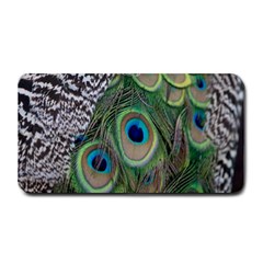 Peacock Bird Feather Colourful Medium Bar Mat by Jancukart