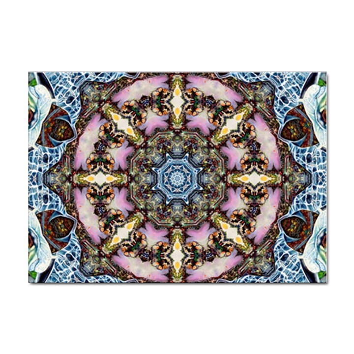 Abstract Kaleidoscope Digital Sticker A4 (100 pack)