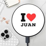 I love juan Wireless Fast Charger(Black) Front