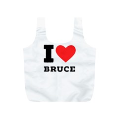 I Love Bruce Full Print Recycle Bag (s) by ilovewhateva