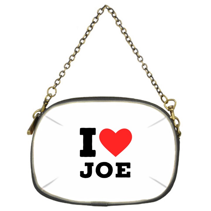 I love joe Chain Purse (One Side)