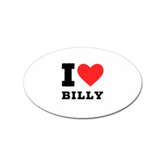 I Love Billy Sticker Oval (100 Pack) by ilovewhateva