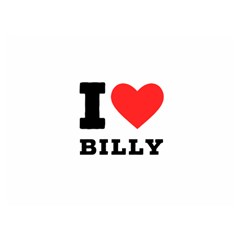 I Love Billy Two Sides Premium Plush Fleece Blanket (extra Small) by ilovewhateva