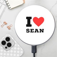 I Love Sean Wireless Fast Charger(white) by ilovewhateva