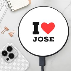 I Love Jose Wireless Fast Charger(black) by ilovewhateva