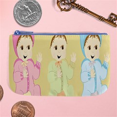 Happy 01 Large Coin Purse by nateshop