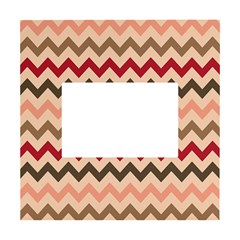 Chevron Pattern Gifts White Box Photo Frame 4  X 6  by GardenOfOphir