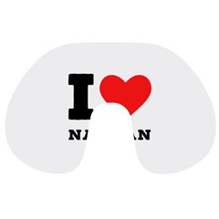 I Love Nathan Travel Neck Pillow by ilovewhateva