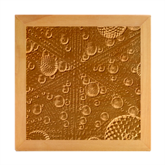 Spheres-combs-structure-regulation Wood Photo Frame Cube by Simbadda