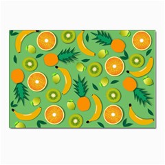 Fruit Tropical Pattern Design Art Postcards 5  X 7  (pkg Of 10) by danenraven