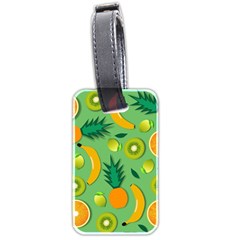 Fruit Tropical Pattern Design Art Luggage Tag (two Sides) by danenraven