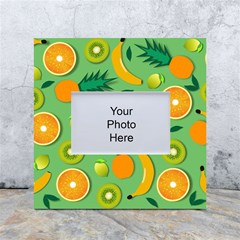 Fruit Tropical Pattern Design Art White Box Photo Frame 4  X 6  by danenraven