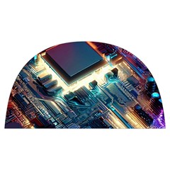 Ai Generated Motherboard City Technology Tech Cpu Anti Scalding Pot Cap by Jancukart