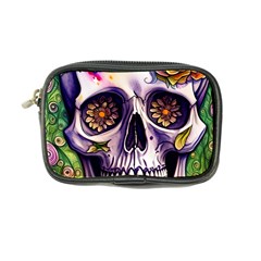 Gothic Sugar Skull Coin Purse by GardenOfOphir