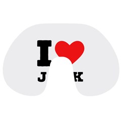 I Love Jack Travel Neck Pillow by ilovewhateva