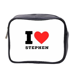 I Love Stephen Mini Toiletries Bag (two Sides) by ilovewhateva