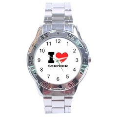 I Love Stephen Stainless Steel Analogue Watch by ilovewhateva