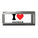 I love Patrick  Superlink Italian Charm (9mm) Front