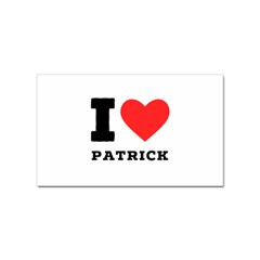 I Love Patrick  Sticker (rectangular) by ilovewhateva