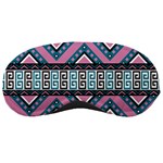 Pink Pattern Design Vintage Sleeping Mask Front