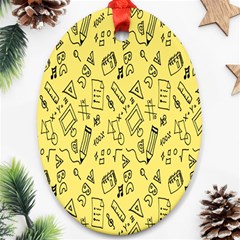 Back-to-school Ornament (oval) by nateshop