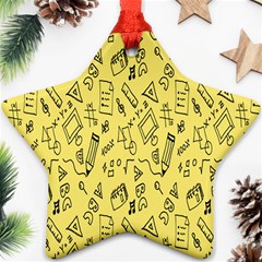 Back-to-school Ornament (star) by nateshop