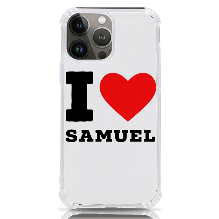 I love samuel iPhone 13 Pro Max TPU UV Print Case