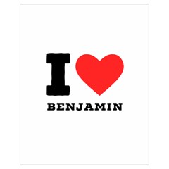 I Love Benjamin Drawstring Bag (small) by ilovewhateva