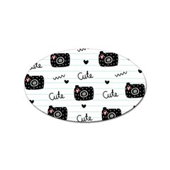 Cute-cutes Sticker (oval) by nateshop