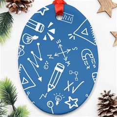 Education Ornament (oval) by nateshop