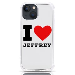 I Love Jeffrey Iphone 13 Mini Tpu Uv Print Case by ilovewhateva