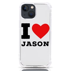 I Love Jason Iphone 13 Mini Tpu Uv Print Case by ilovewhateva