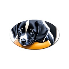 Dog Animal Cute Pet Puppy Pooch Sticker Oval (10 Pack) by Semog4