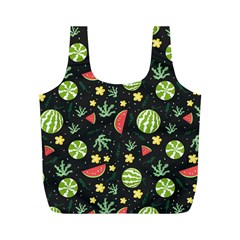 Watermelon Berries Patterns Pattern Full Print Recycle Bag (m) by Semog4