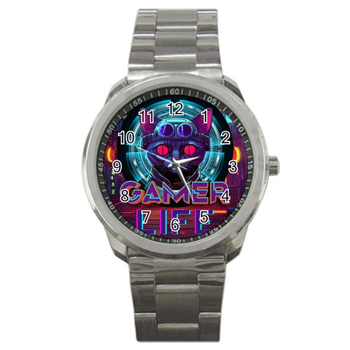 Gamer Life Sport Metal Watch