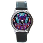 Gamer Life Round Metal Watch Front