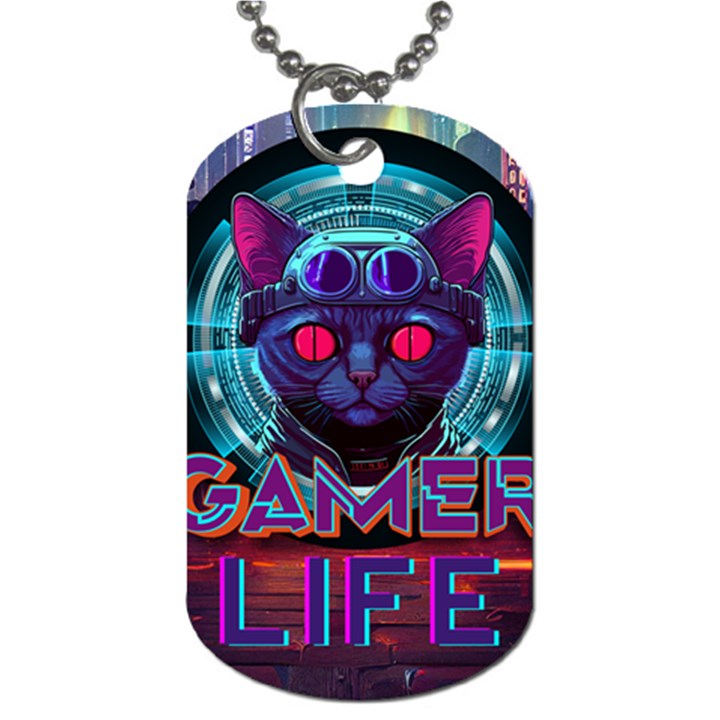 Gamer Life Dog Tag (One Side)