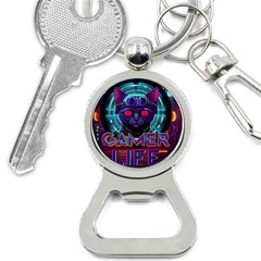 Gamer Life Bottle Opener Key Chain by minxprints