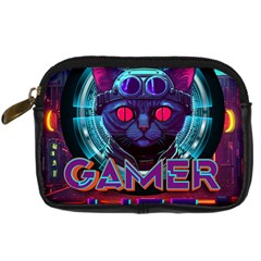 Gamer Life Digital Camera Leather Case by minxprints