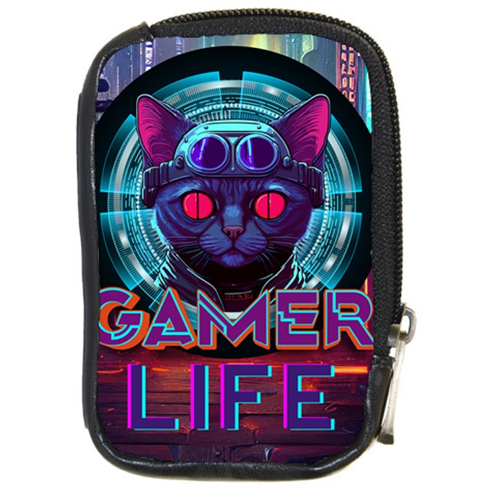 Gamer Life Compact Camera Leather Case