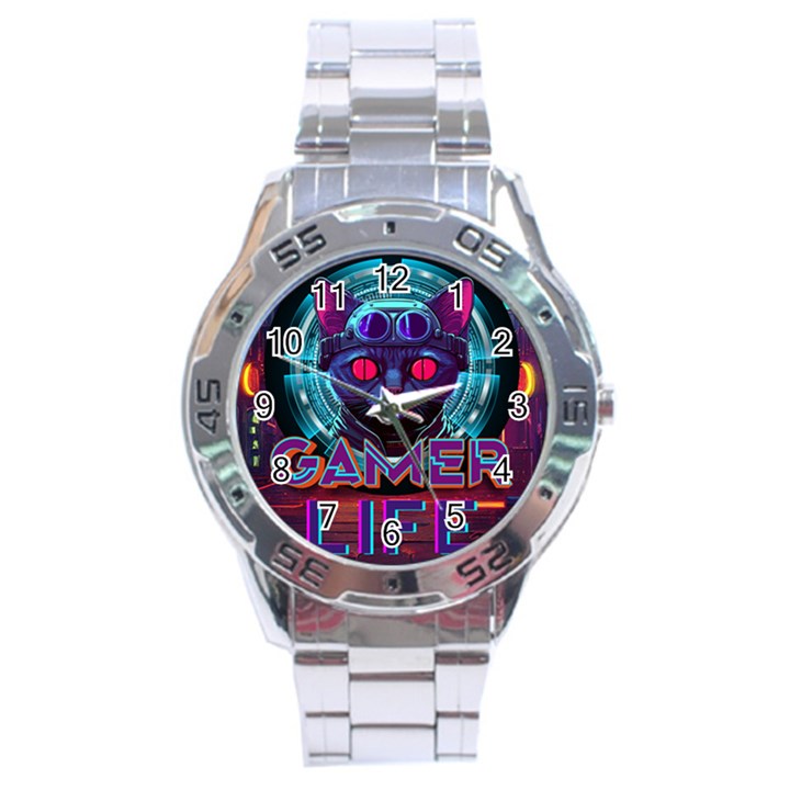 Gamer Life Stainless Steel Analogue Watch