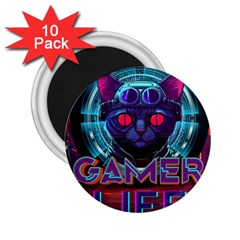 Gamer Life 2 25  Magnets (10 Pack)  by minxprints